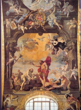 baptism of christ Painting - The Baptism Of Christ Baroque Mattia Preti